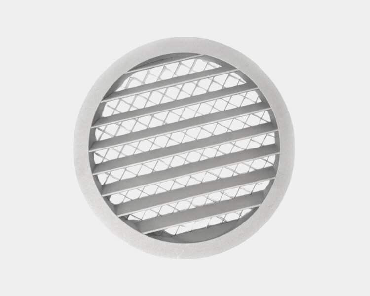 Savagrow Lüftungsgitter 25x8 Cm – 2er Set Aus Aluminium, Weiß, Für Schrank, Wand & Decke