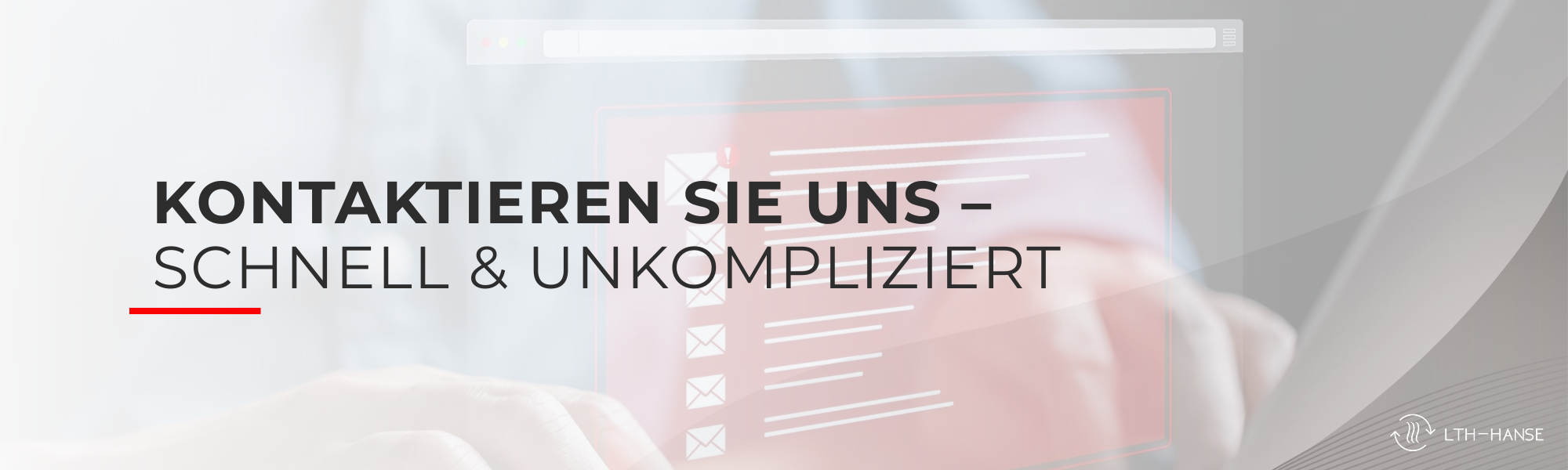 Lüftungstechnik  – Kontaktformular LTH-Hanse