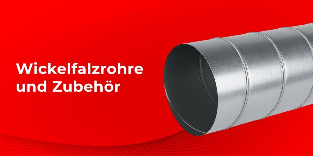 Kategorie: Lüftungssysteme mit Wickelfalzrohren - Passgenaue Rohrverbindungen, hohe Stabilität und einfache Montage – entdecken Sie unser komplettes Sortiment