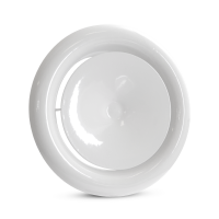 Tellerventil Zuluft mit Einbaurahmen – stufenlos...