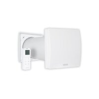 Dezentrales Lüftungsgerät mit Wärmerückgewinnung HRU-WALL-RC-100-25-PEG – 25 m³/h – mit Fernbedienung