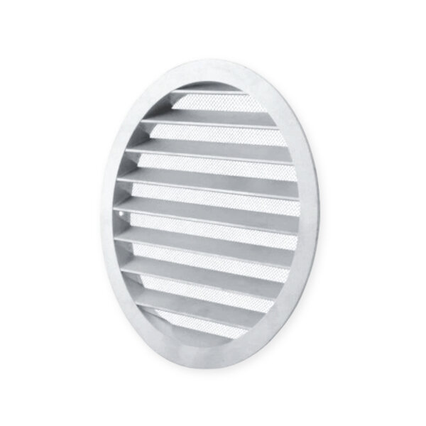 Wetterschutzgitter / Lüftungsgitter rund – Aluguss in verschiedenen Größen – DN 100–500 Ø 400