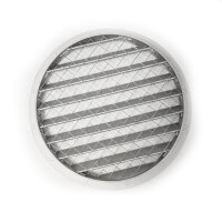 Wetterschutzgitter / Lüftungsgitter rund – mit Vogelschutzgitter in verschiedenen Größen – DN 100–500 Ø 200