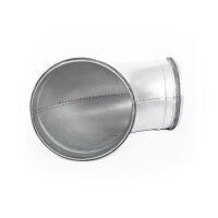 Bogen 90° mit Lippendichtung – verzinktes Lüftungsformteil für Wickelfalzrohrsysteme DN 80–250 DN100