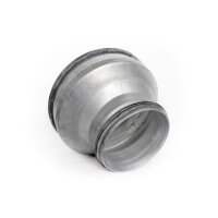 Reduzierstück mit Lippendichtung für Wickelfalzrohre – verzinkter Stahl, verschiedene Größen 224-200