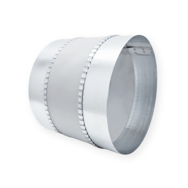 Segeltuchstutzen elastisches Verbindungsstück für Lüftung (Flexschlauchverbinder) - verzinkter Stahl / AMT Ø150
