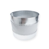 Segeltuchstutzen elastisches Verbindungsstück für Lüftung (Flexschlauchverbinder) - verzinkter Stahl / AMT Ø315
