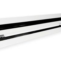 Schlitzauslass-Modul, offene Seitenenden – 2/3 Schlitze, Aluminium, RAL 9016 (Modular-Kit)