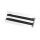 Schlitzauslass-Modul, offene Seitenenden – 2/3 Schlitze, Aluminium, RAL 9016 (Modular-Kit)
