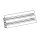 Schlitzauslass-Modul, offene Seitenenden – 2/3 Schlitze, Aluminium, RAL 9016 (Modular-Kit)
