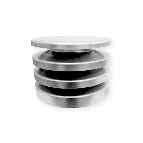 Dachhaube – Luftansaug-/Abluftöffnung, verzinkter Stahl, Steckanschluss Ø1125–250 mm (3–6 Hauben), verschiedene Größen Ø200