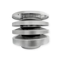 Dachhaube – Luftansaug-/Abluftöffnung, verzinkter Stahl, Steckanschluss Ø1125–250 mm (3–6 Hauben), verschiedene Größen Ø200