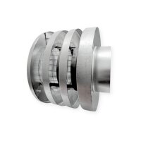 Dachhaube – Luftansaug-/Abluftöffnung, verzinkter Stahl, Steckanschluss Ø1125–250 mm (3–6 Hauben), verschiedene Größen Ø200