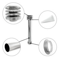 Ansaugturm für Lüftungsanlagen Ø125–250 – Außenluftansaugung mit Filter und Lamellenhaube, verzinkt Ø200