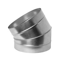 Segmentbogen 30° aus verzinktem Stahl – ohne...