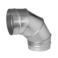 Segmentbogen 90° aus verzinktem Stahl – ohne...