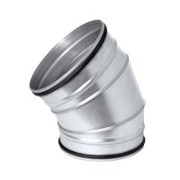 Segmentbogen 45° R=1D mit Lippendichtung –...