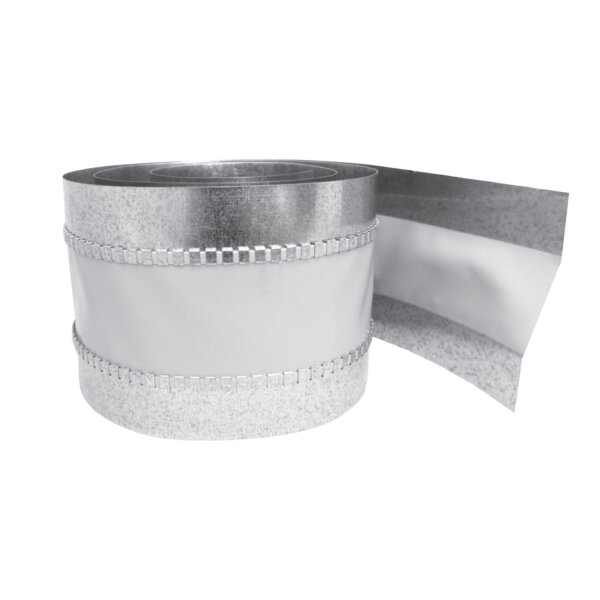 Flexibler Kanalverbinder (Dämpfungsband) für Lüftungskanäle – PVC-Gewebe, verzinkte Blechstreifen