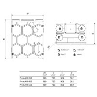 Lüftungsgerät 500 m³/h - Alnor HRU-PremAIR-500 Zentrale Wohnraumlüftung mit Wärmerückgewinnung