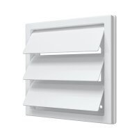 Lüftungsgitter 190x190 mm mit Schwerkraftlamellen...