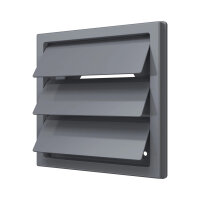 Lüftungsgitter 150x150 mm mit Schwerkraftlamellen...