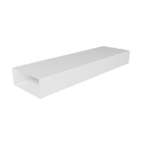Flachkanal Lüftung 220x90 mm Kunststoff air duct – Luftkanal Länge:1000 mm