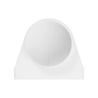 Flachkanal Adapter 220x90 auf Ø150 mm 90° aus...