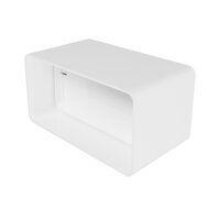 Flachkanal Verbinder 220x90 mm mit Rückstauklappe...