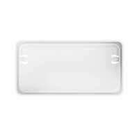 Flachkanal Verbinder 220x90 mm mit Rückstauklappe Kunststoff – Lüftung Rückschlagklappe