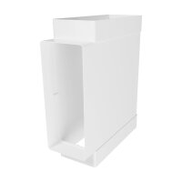 Flachkanal T-Stück 220x90 mm Kunststoff – Lüftung T-Verbinder für Abzweigungen