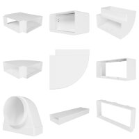 Flachkanal Zubehör 220x90 mm – Adapter,...