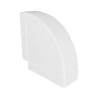 Flachkanal Zubehör 220x90 mm – Bogen 90° horizontal