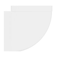 Flachkanal Zubehör 220x90 mm – Bogen 90° horizontal
