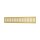 Lüftungsgitter Aluminium für Sockelleiste – Möbelgitter 480 x 80 mm / Champagne