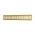 Lüftungsgitter Aluminium für Sockelleiste – Möbelgitter 480 x 80 mm / Champagne
