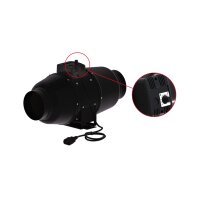 VENTS TT Silent-M 200 Rohrventilator schallgedämmt, Ø 200 mm, leise, Metallgehäuse