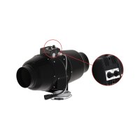 VENTS TT Silent-M 200 Rohrventilator schallgedämmt, Ø 200 mm, leise, Metallgehäuse