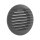 Rundes Lüftungsgitter mit Rohranschluss aus Kunststoff mit Fliegengaze Ø100 / Ø125 / Ø150 Marley