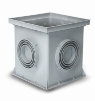 Einlaufschacht aus PP 200x200 / 300x300 mit oder ohne...