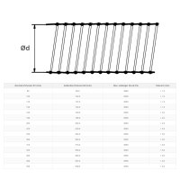 Abluftschlauch Aluminium isoliert – flexibler Lüftungsschlauch 10 m für Klima und Lüftung DN 080