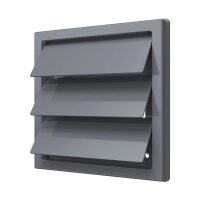 Lüftungsgitter 150x150 mm mit Schwerkraftlamellen...