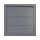 Lüftungsgitter 150x150 mm mit Schwerkraftlamellen für 110x55 mm aus ASA-Kunststoff – Weiß, Grau oder Beige