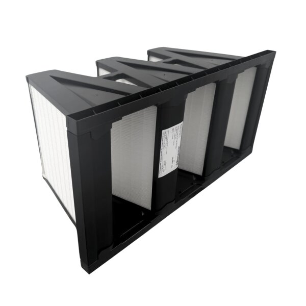 HS-Mikro Pak 85 Kompaktfilter F7 / ISO ePM1 60% 592 x 287 x 292 mm, Rahmen: Kunststoff