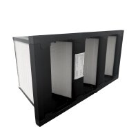HS-Mikro Pak 85 Kompaktfilter F7 / ISO ePM1 60% 592 x 287 x 292 mm, Rahmen: Kunststoff