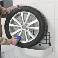 Marley Ausgussbecken Typ 500 495 x 395 x 345 mm Weiß inkl. Rost und Spritzschutz – Wandbecken / Werkstattbecken
