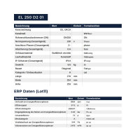 Ruck ETALINE EL 250 D2 01 Rohrventilator DN 250 – Diagonalventilator mit IE3-Drehstrommotor, frequenzsteuerbar